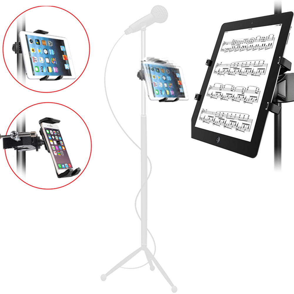 Tablet Car Mount - Universeller Tablet-Desktop-Mikrofonhalter für Mikrofonständer, Handyhalterung für