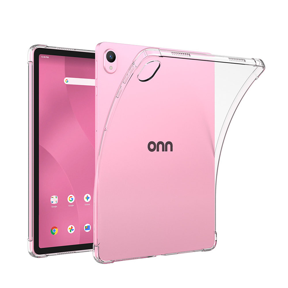 Onn Tablet Accessories - Transparente TPU-Hülle mit Luftpolsterung an den