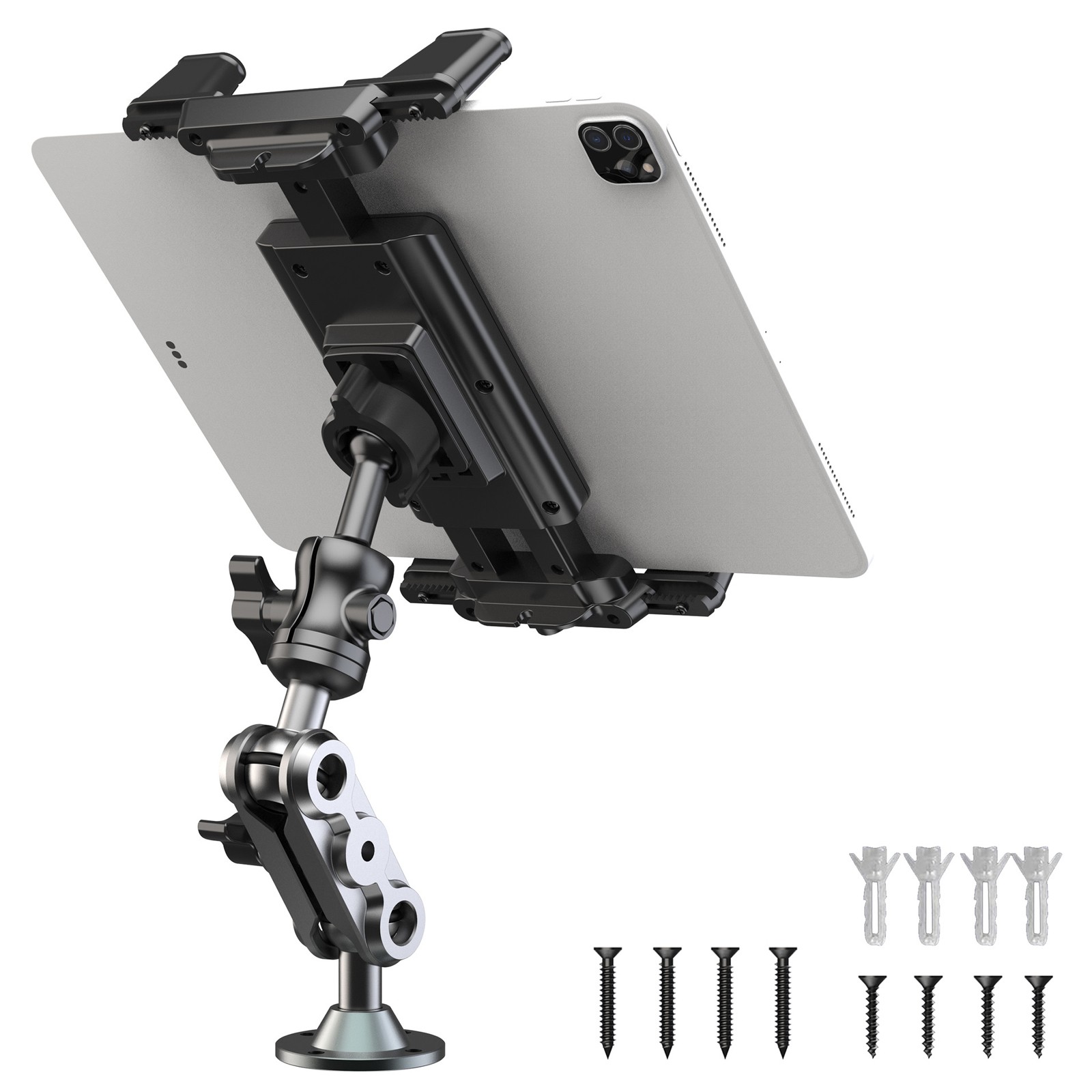 Tablet Car Mount - Tablet-Halterung für LKW, Robuste Bohrbasis, Telefonhalter