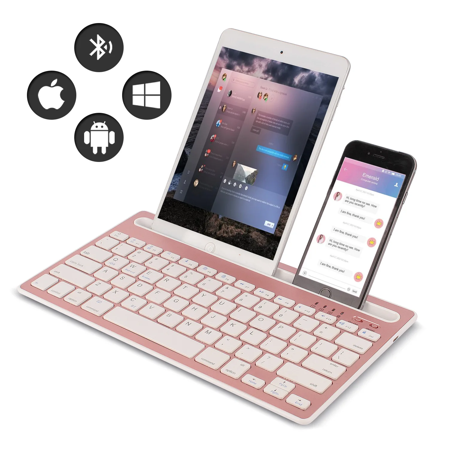 Boox Tablet Accessories - Bluetooth-Tastatur, kompatibel mit Android/iOS/Windows-Systemen. Geeignet für
