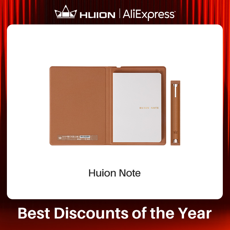 Huion Tablet Accessories - HUION Note 2-in-1 Digitales Notizbuch Zeichentablett