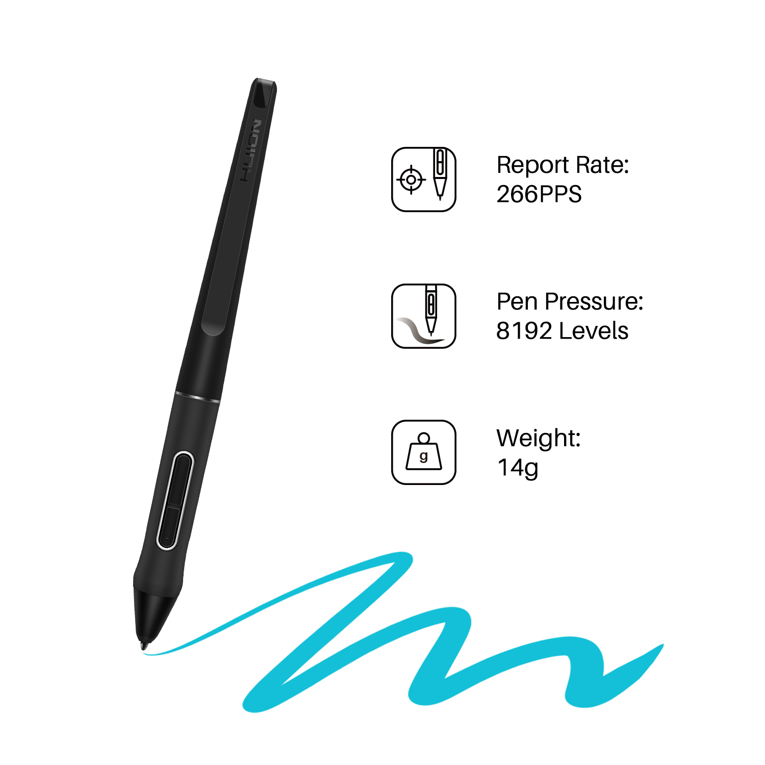 Huion Tablet Accessories - HUION PW517 Grafiktabletts Stift Digitaler Stift