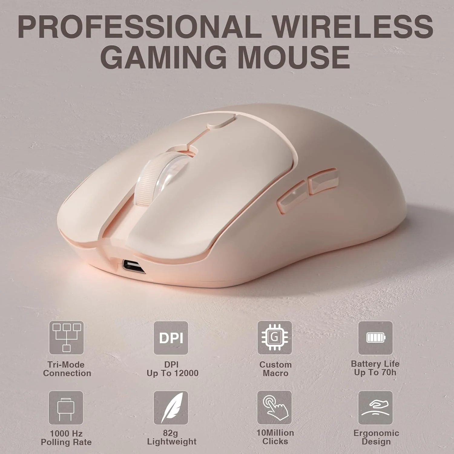 Tablet Gaming Accessories - AULA SC580X Tri-Mode Kabellose Gaming-Maus 12000DPI