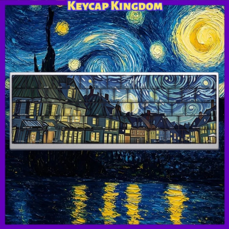 Tablet Gaming Accessories - Van Gogh Sternenhimmel-Thema Tastenkappen für Mechanische