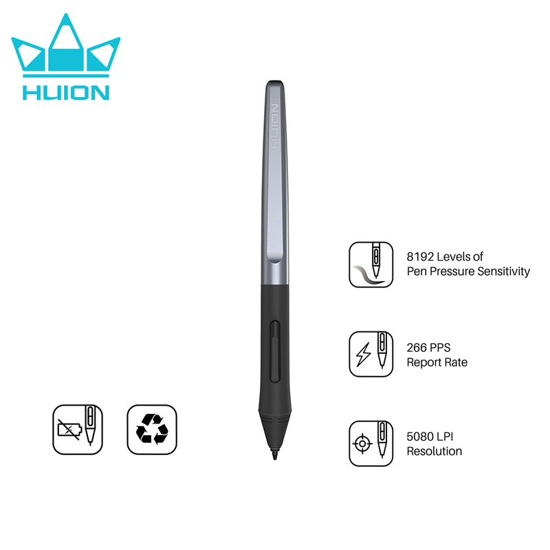 Huion Tablet Accessories - HUION PW100 batterieloser Stylus-Digitalstift für Huion