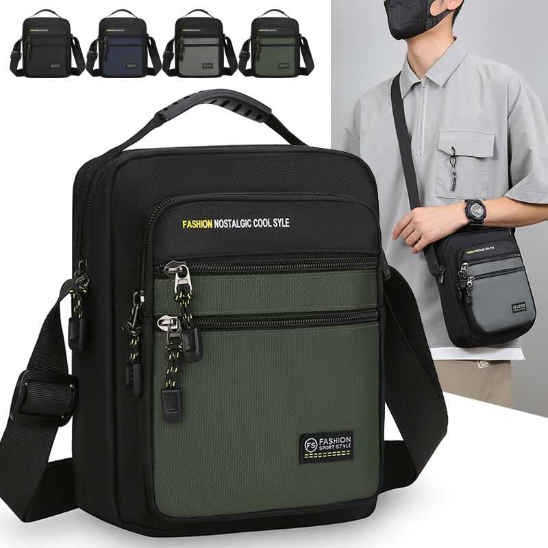 Tablet Shoulder Bag - Neue Modische Oxford Herren Umhängetasche Einzel-Schultertasche