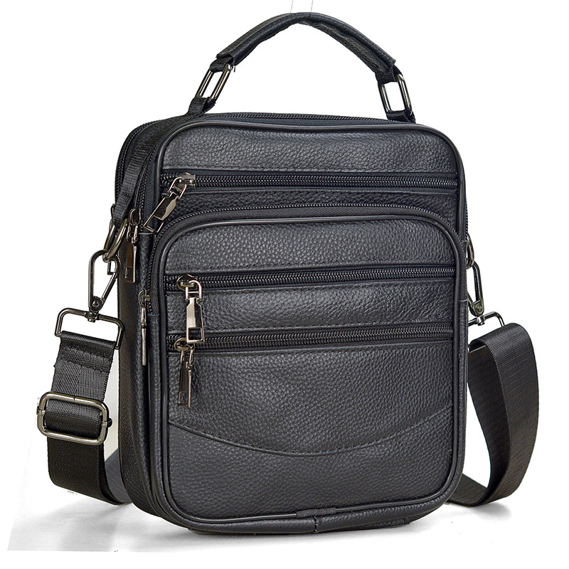 Tablet Shoulder Bag - Mode Männer Echte Leder Handtaschen Kleine
