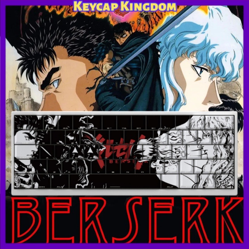 Tablet Gaming Accessories - BERSERK Theme Anime Keycap 98 Tasten