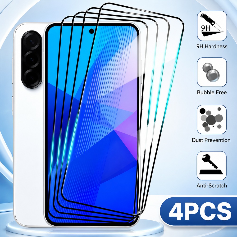 Realme C67 - 4 Stück Panzerglas für Realme C12