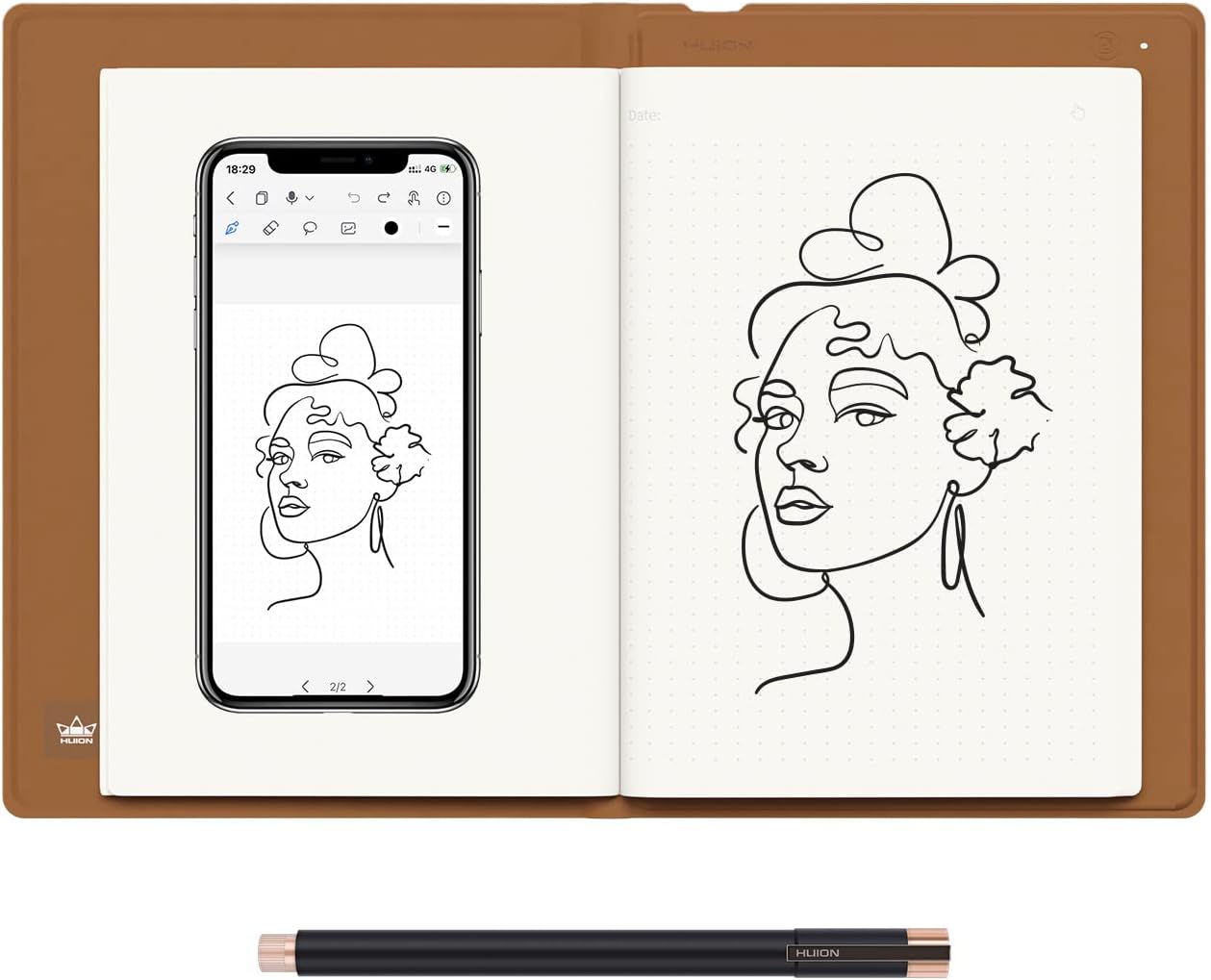Huion Note 2 EM 1 digitales Ha – Huion Tablet Accessories Bewertung und Preis