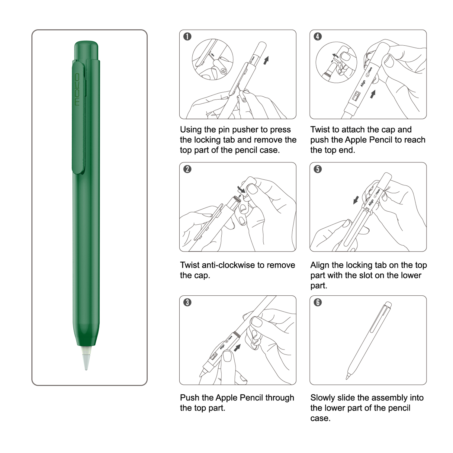 Halterhülle für Apple Pencil 1 – Iphone Tablet Accessories Bewertung und Preis