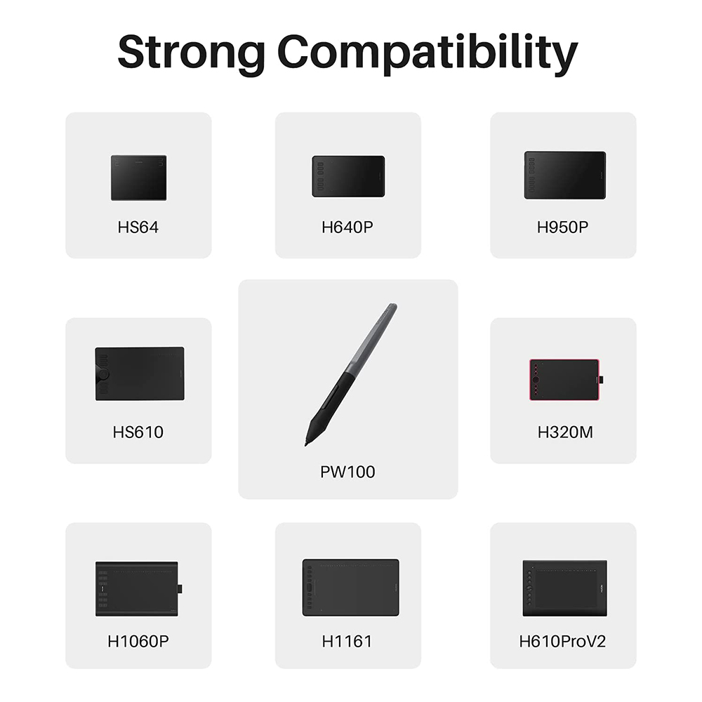 HUION PW100 batterieloser Styl – Huion Tablet Accessories Bewertung und Preis