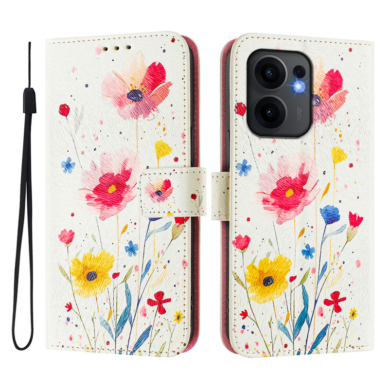 Retro Blume Design Brieftasche – Oppo Tablet Accessories Bewertung und Preis