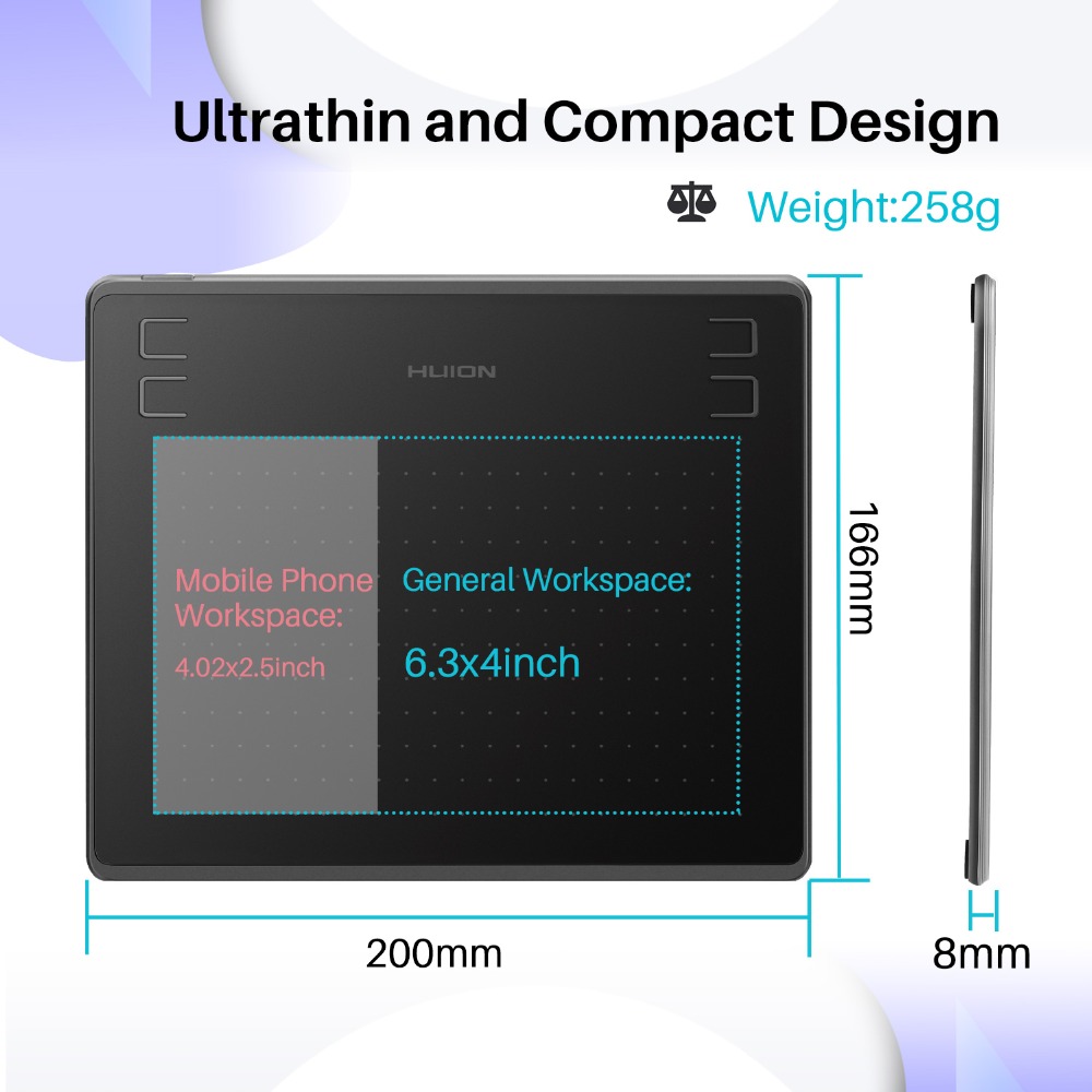 Huion hs64 grafik tablett digi – Huion Tablet Accessories Bewertung und Preis