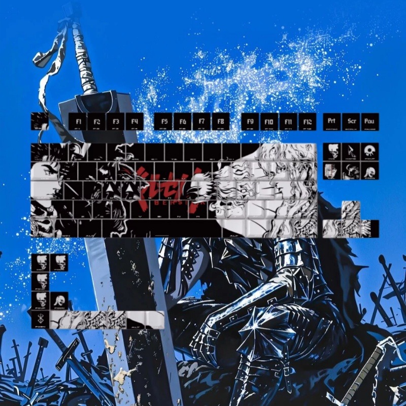 BERSERK Theme Anime Keycap 98  – Tablet Gaming Accessories Bewertung und Preis