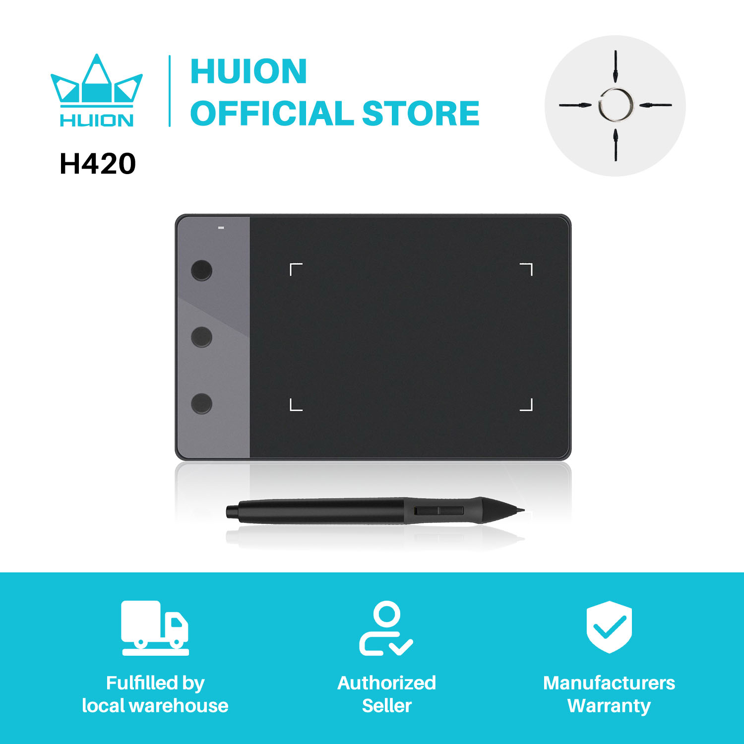 Neue HUION H420 Grafiken Table – Huion Tablet Accessories Bewertung und Preis